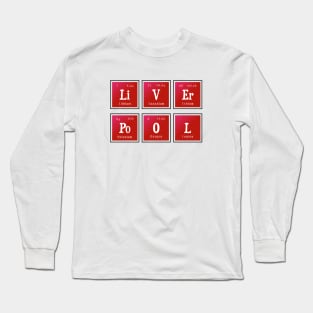 Liverpool | Periodic Table of Elements Long Sleeve T-Shirt